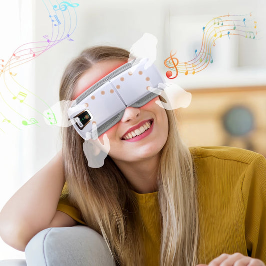 Smart Eye Massager 5 Modes Vibration Airbag Compress Eye Care Instrument Bluetooth Music Eye Massage Glasses Eye Relax Fatigue